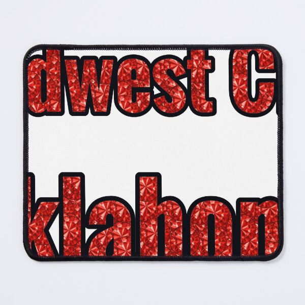 Item preview, Midwest City Oklahoma City Name With Red Rhinestone designed and sold by TheIconSmith.