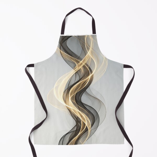 Item preview, Golden Abstract Light Waves designed and sold by UnikaArto.