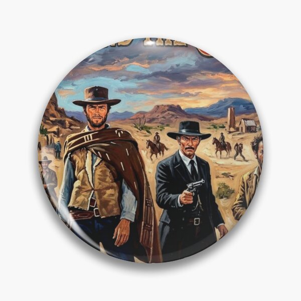 Item preview, The Man with No Name: Clint Eastwood The Good, The Bad and The Ugly Impasto designed and sold by Art's Diner.