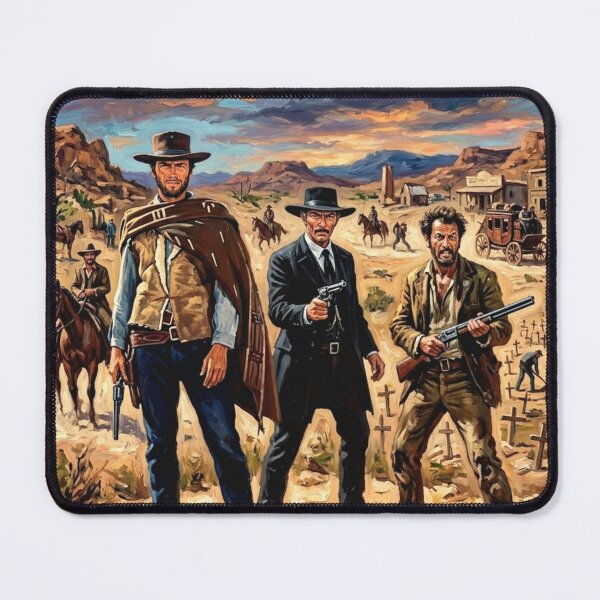 Item preview, The Man with No Name: Clint Eastwood The Good, The Bad and The Ugly Impasto designed and sold by Art's Diner.