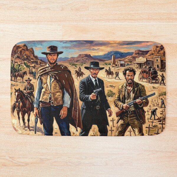 Item preview, The Man with No Name: Clint Eastwood The Good, The Bad and The Ugly Impasto designed and sold by Art's Diner.