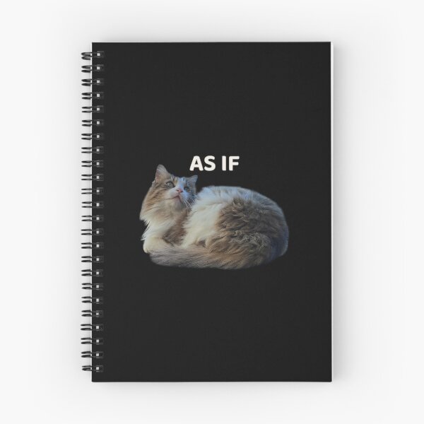 Item preview, AS IF Cat Meme – Funny Sarcastic Cat Reaction Design designed and sold by MB-CatPrints.
