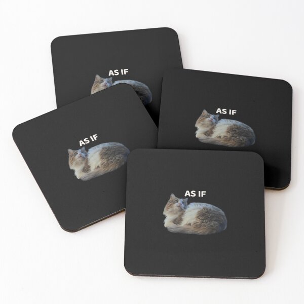 Item preview, AS IF Cat Meme – Funny Sarcastic Cat Reaction Design designed and sold by MB-CatPrints.