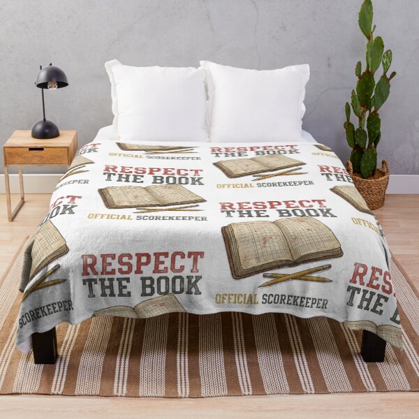 Item preview, Respect the Book Official Scorekeeper — Funny Baseball Scorekeeper Gift, Stats Nerd Vintage Scorebook Tee designed and sold by Luminari Creations.
