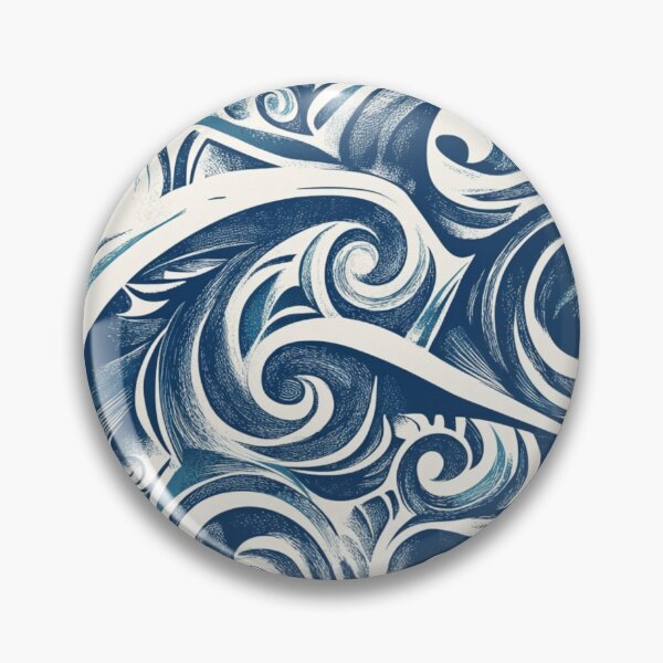 Item preview, New Zealand Māori Paua Pattern Koru Design 865 designed and sold by GrinGalore.