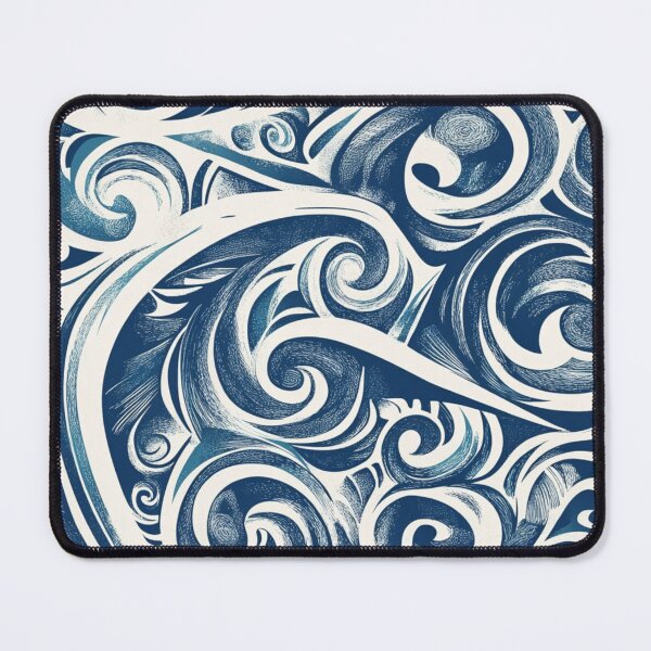 Item preview, New Zealand Māori Paua Pattern Koru Design 865 designed and sold by GrinGalore.