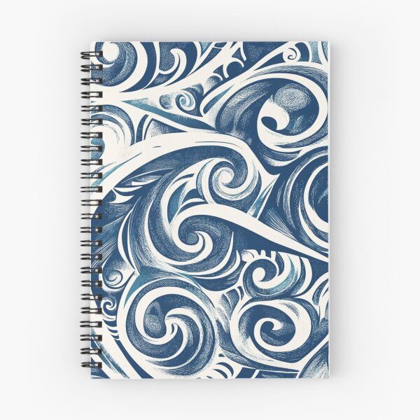 Item preview, New Zealand Māori Paua Pattern Koru Design 865 designed and sold by GrinGalore.