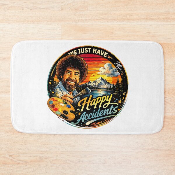 Item preview, Bob Ross Merch, Bob Ross Fan Art, We Just Have Happy Accidents designed and sold by graphic-genie.