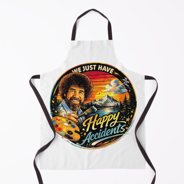 Item preview, Bob Ross Merch, Bob Ross Fan Art, We Just Have Happy Accidents designed and sold by graphic-genie.