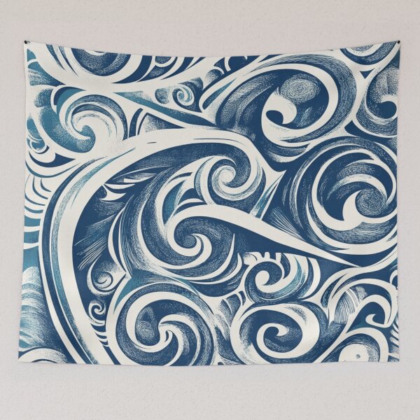 Item preview, New Zealand Māori Paua Pattern Koru Design 865 designed and sold by GrinGalore.