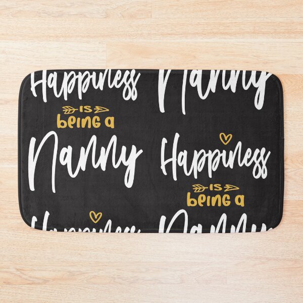 Item preview, Happiness is Being a Nanny - Funny Grandma designed and sold by cidolopez.