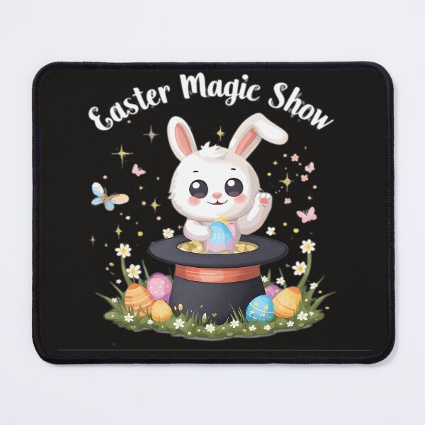 Item preview, Easter Magic Show , cute Bunny pulling easter eggs out of Hat designed and sold by FireOrchid.