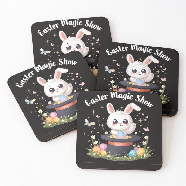 Item preview, Easter Magic Show , cute Bunny pulling easter eggs out of Hat designed and sold by FireOrchid.