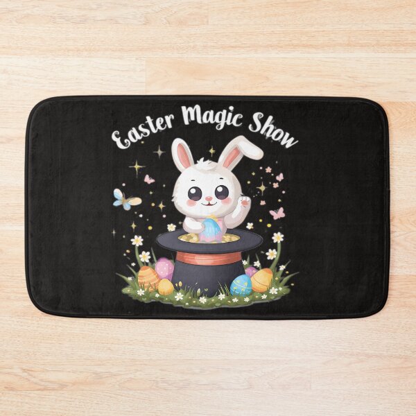 Item preview, Easter Magic Show , cute Bunny pulling easter eggs out of Hat designed and sold by FireOrchid.