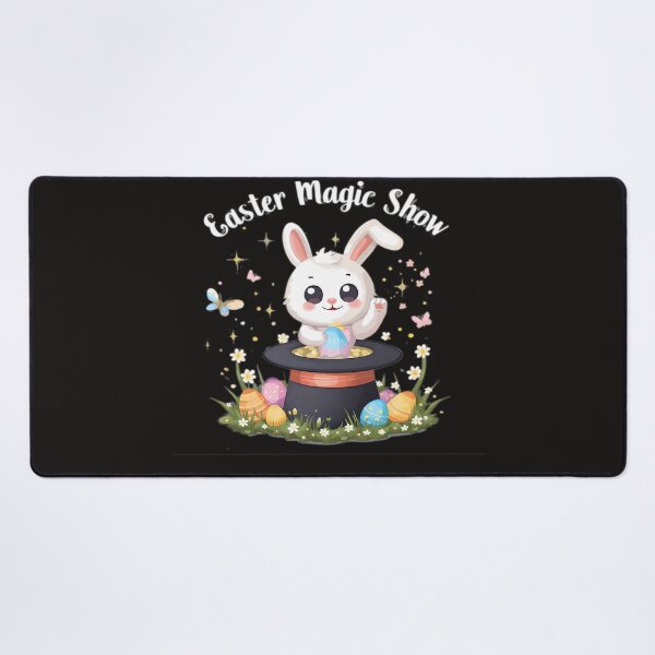 Item preview, Easter Magic Show , cute Bunny pulling easter eggs out of Hat designed and sold by FireOrchid.