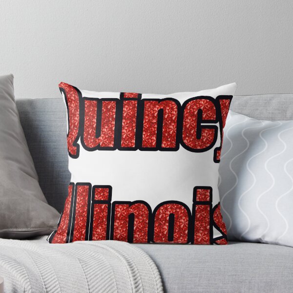 Item preview, Quincy Illinois City Name With Red Rhinestone designed and sold by TheIconSmith.
