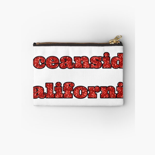 Item preview, Oceanside California City Name With Red Rhinestone designed and sold by TheIconSmith.