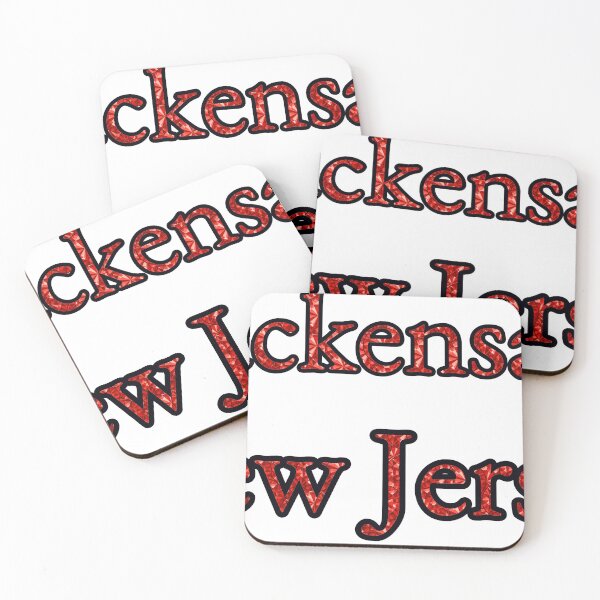 Item preview, Hackensack New Jersey City Name With Red Rhinestone designed and sold by TheIconSmith.