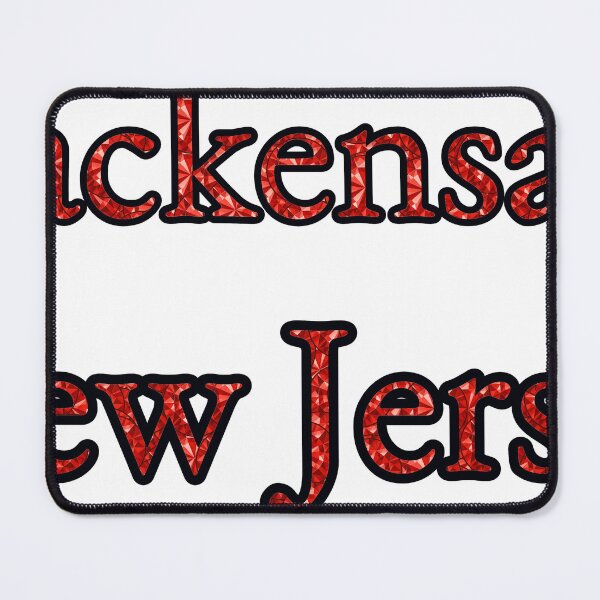 Item preview, Hackensack New Jersey City Name With Red Rhinestone designed and sold by TheIconSmith.