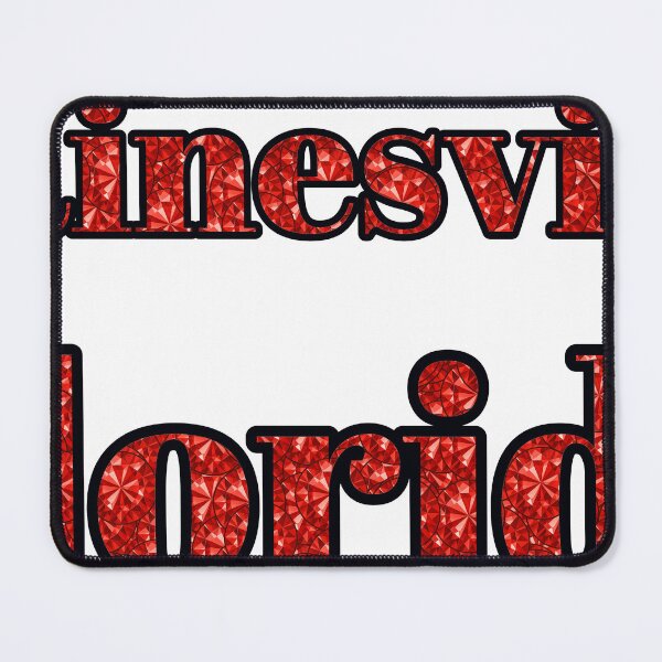 Item preview, Gainesville Florida City Name With Red Rhinestone designed and sold by TheIconSmith.