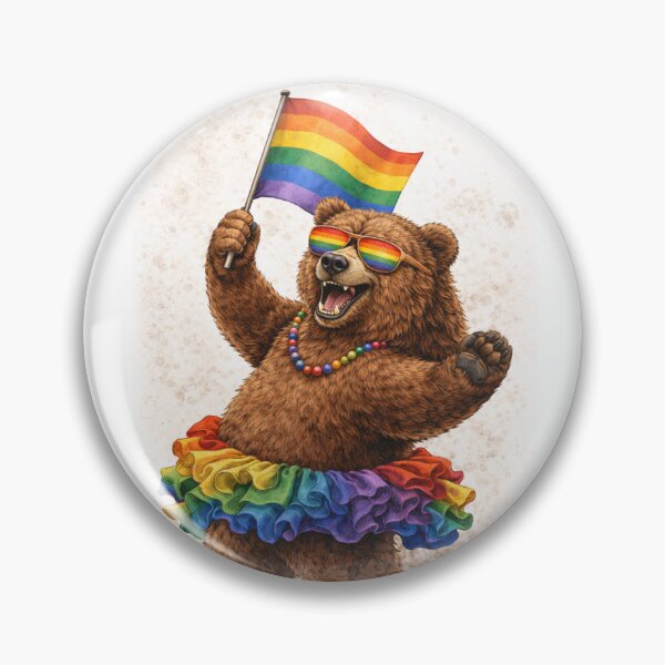 Item preview, The Dancing Pride Bear designed and sold by WolzaCards.