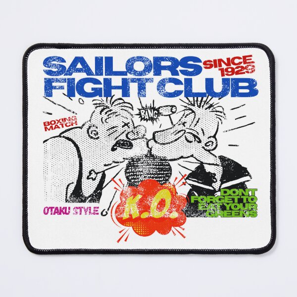Item preview, Sailors Fighting Club – Spinach Crew Vintage Nautical Strength Shirt designed and sold by Otaku Style.