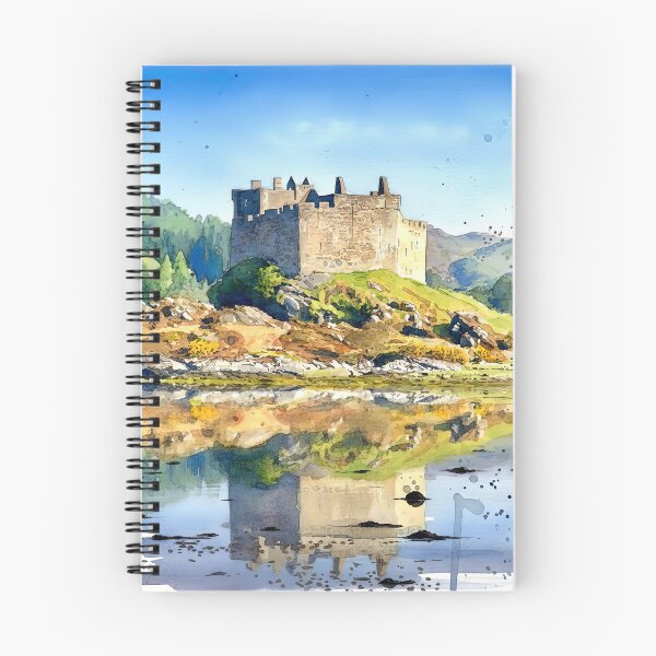 Item preview, Watercolour illustration of Castle Tioram, Loch Moidart, Scotland designed and sold by davidelder.