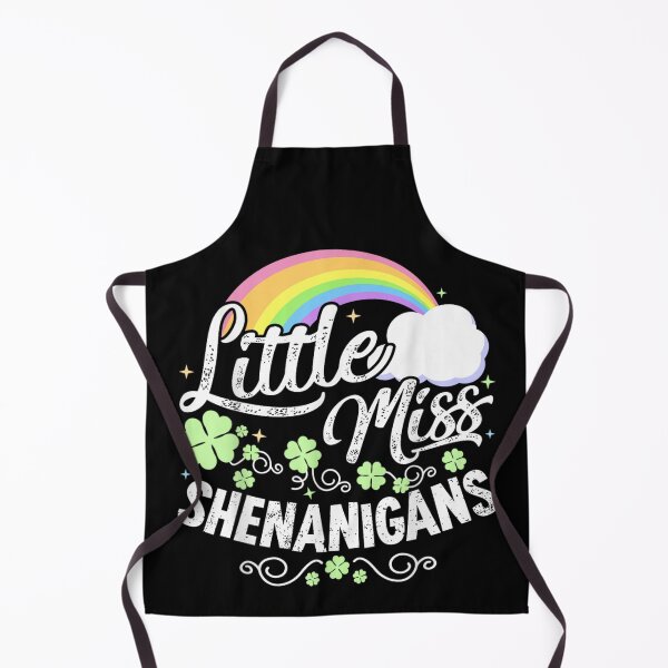 Item preview, Little Miss Shenanigans Rainbow Shamrock Cute St Patrick’s Day Graphic designed and sold by WumbleDoor.
