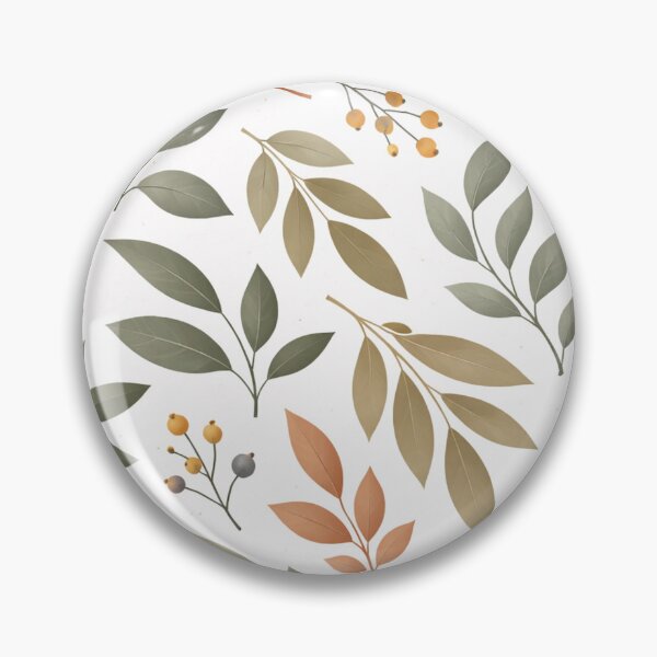 Item preview, Minimalist Botanical Pattern – Modern Leaf Design5 designed and sold by DrizzyV.