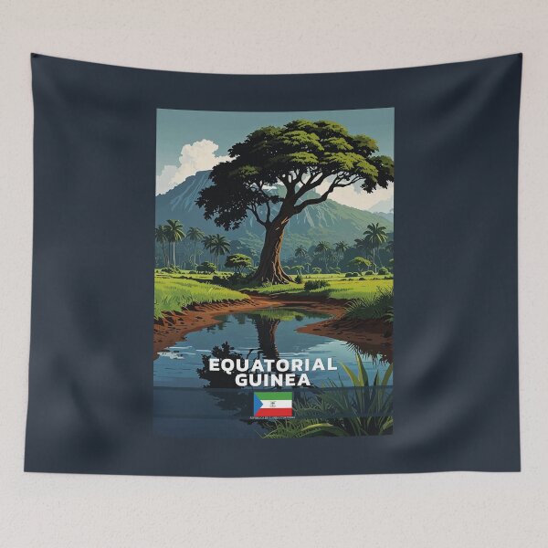 Item preview, Equatorial Guinea Travel  designed and sold by Thistle-TShop.