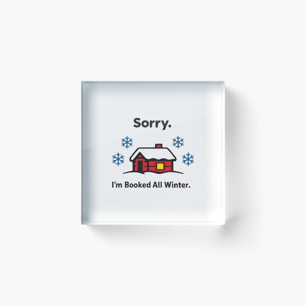 Item preview, Cozy Winter Cabin Introvert Booked Humor designed and sold by FunFitLife Studio.