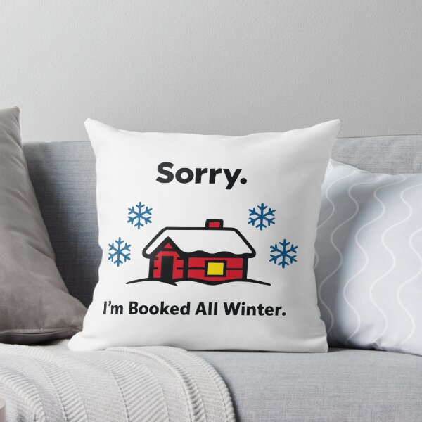 Item preview, Cozy Winter Cabin Introvert Booked Humor designed and sold by FunFitLife Studio.
