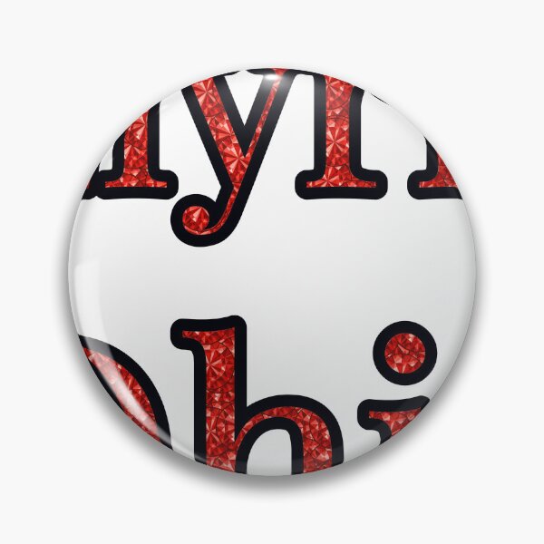Item preview, Elyria Ohio City Name With Red Rhinestone designed and sold by TheIconSmith.