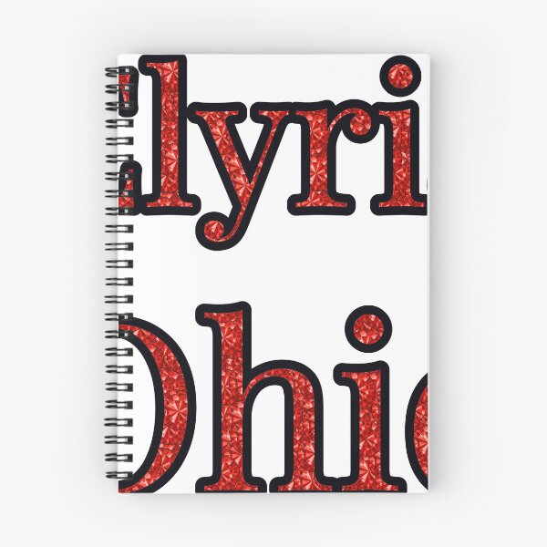 Item preview, Elyria Ohio City Name With Red Rhinestone designed and sold by TheIconSmith.