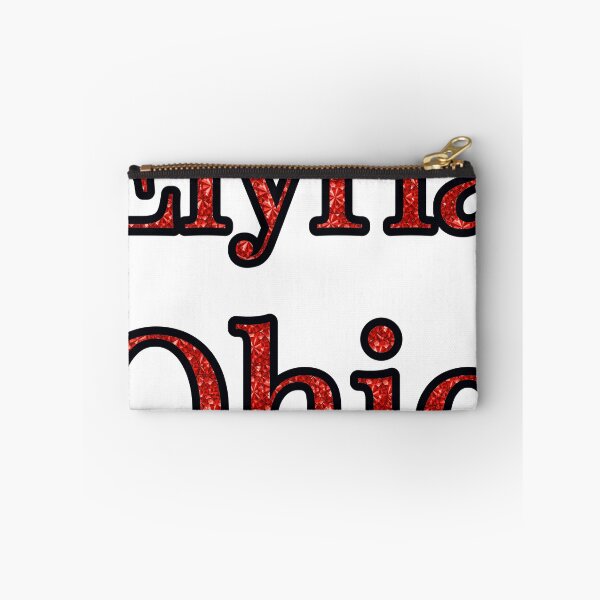 Item preview, Elyria Ohio City Name With Red Rhinestone designed and sold by TheIconSmith.