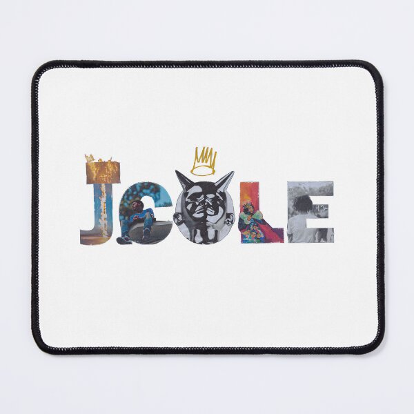Item preview, J. Cole Album Typography Collage Cutout Design designed and sold by Novaque.