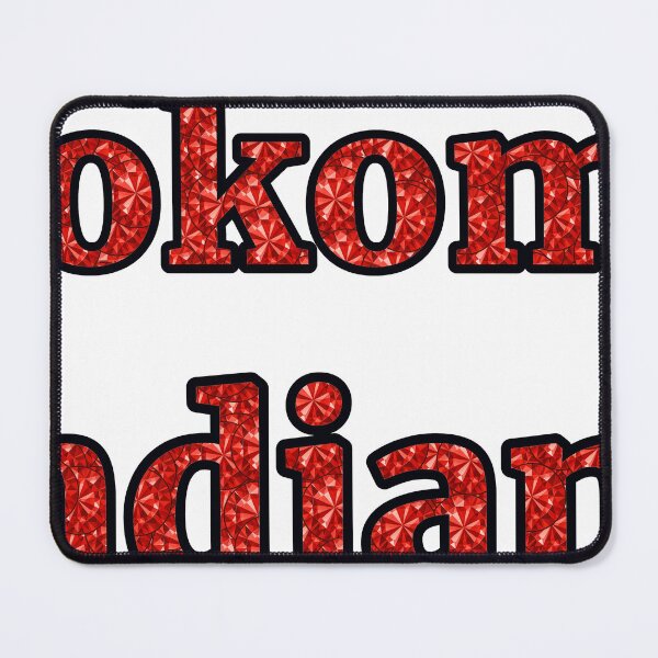 Item preview, Kokomo Indiana City Name With Red Rhinestone designed and sold by TheIconSmith.