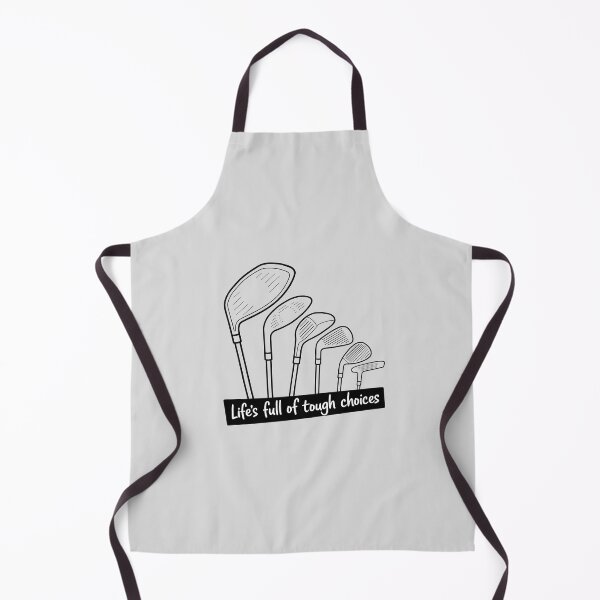 Item preview, Modern Golf Club Fan Design - "Life's Full of Tough Choices" Tee designed and sold by ArthousePromos.