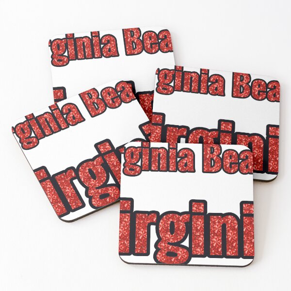 Item preview, Virginia Beach Virginia City Name With Red Rhinestone designed and sold by TheIconSmith.