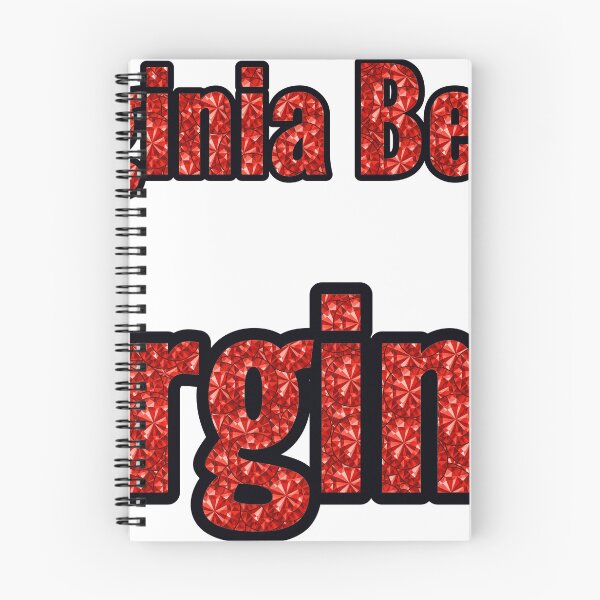Item preview, Virginia Beach Virginia City Name With Red Rhinestone designed and sold by TheIconSmith.