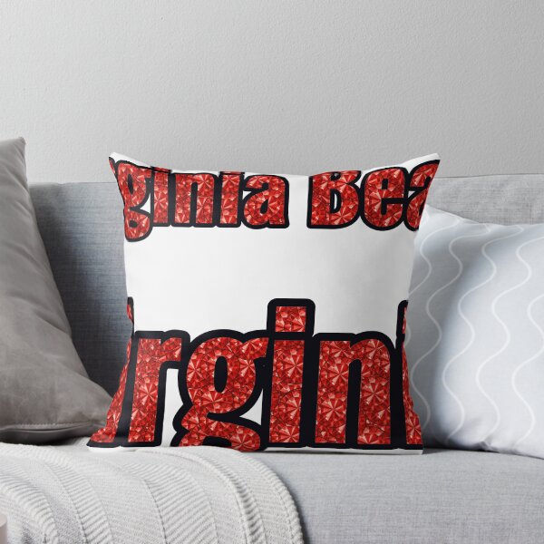 Item preview, Virginia Beach Virginia City Name With Red Rhinestone designed and sold by TheIconSmith.