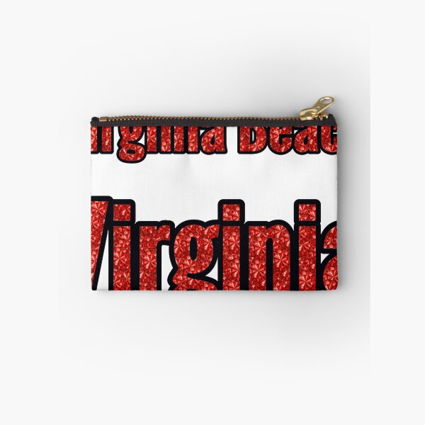 Item preview, Virginia Beach Virginia City Name With Red Rhinestone designed and sold by TheIconSmith.