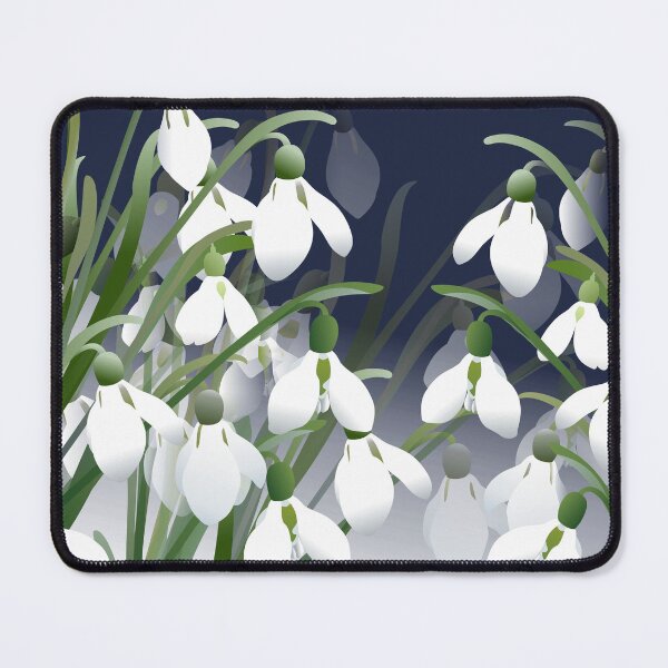 Item preview, Spring Snowdrops - White Flowers designed and sold by Fiona Calder Designs.