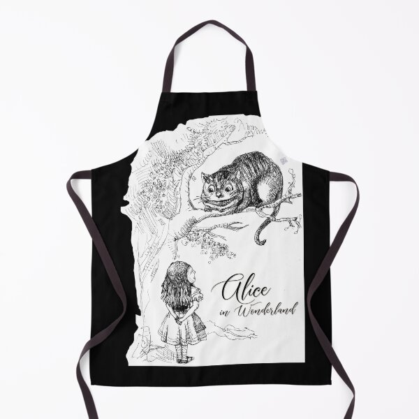 Item preview, Alice in Wonderland - Alice Conversing With The Cheshire Cat (ink drawing by ACCI) designed and sold by VanyssaGraphics.