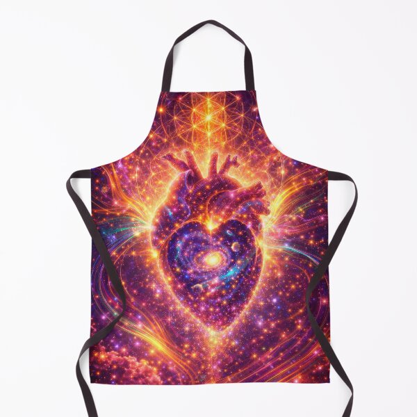 Item preview, 18 The Birth of the Inner Universe – Cosmic Heart Galaxy Sacred Geometry Psychedelic Visionary Art designed and sold by Dominik1994.