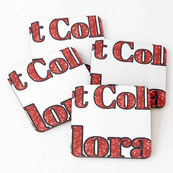 Item preview, Fort Collins Colorado City Name With Red Rhinestone designed and sold by TheIconSmith.