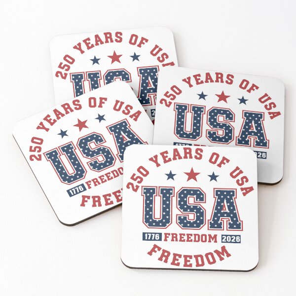 Item preview, 25 Years of USA Freedom 1776–2026 – Patriotic American Anniversary designed and sold by Golden Blaze Studio.