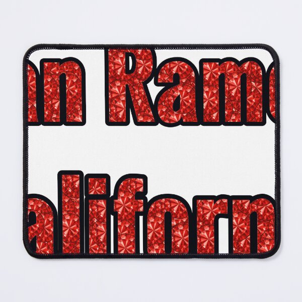 Item preview, San Ramon California City Name With Red Rhinestone designed and sold by TheIconSmith.