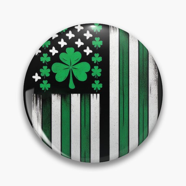 Item preview, Distressed Irish Flag Shamrock Grunge Green White St Patrick’s Graphic designed and sold by WumbleDoor.