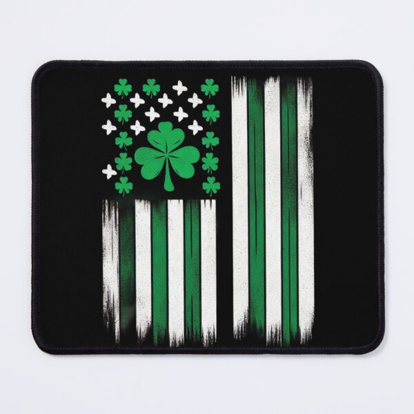 Item preview, Distressed Irish Flag Shamrock Grunge Green White St Patrick’s Graphic designed and sold by WumbleDoor.